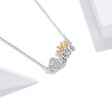 Queen - Colier argint