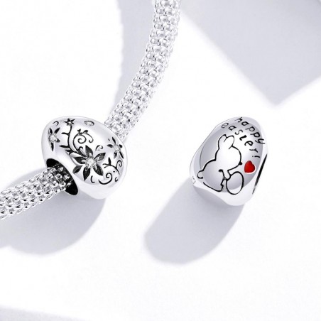 Retro Easter Egg - Talisman argint