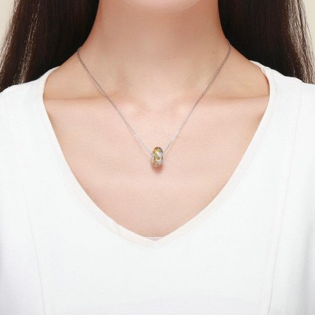 Honeycomb - Talisman argint Murano