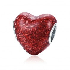 The Rose Heart - Talisman argint