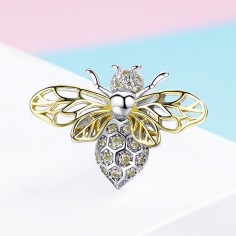 Crystal Bee - Talisman argint 2
