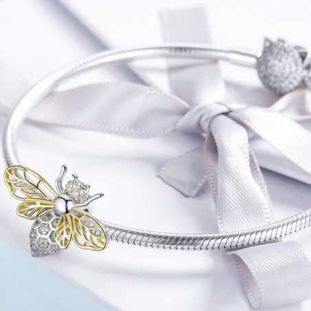 Crystal Bee - Talisman argint