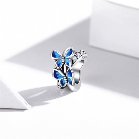 Blue Butterflies - Talisman argint