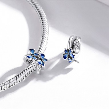 Blue Butterflies - Talisman argint