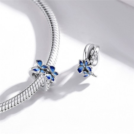Blue Butterflies - Talisman argint