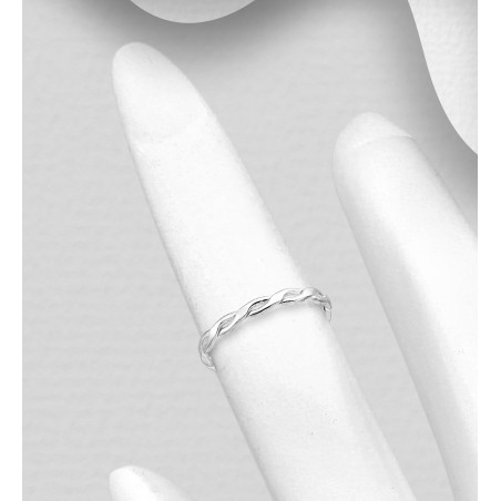 Classic Chain - Inel argint falanga