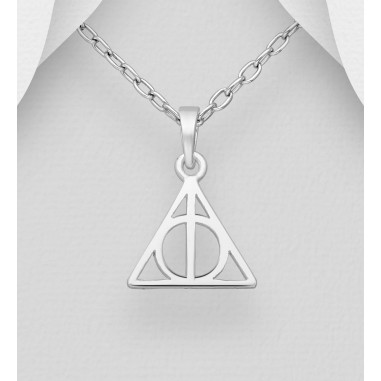 Deathly Hallows - Pandantiv argint