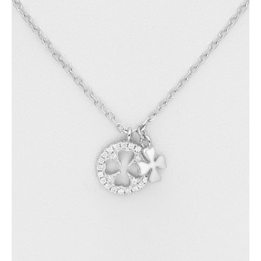 Double Luck - Colier argint