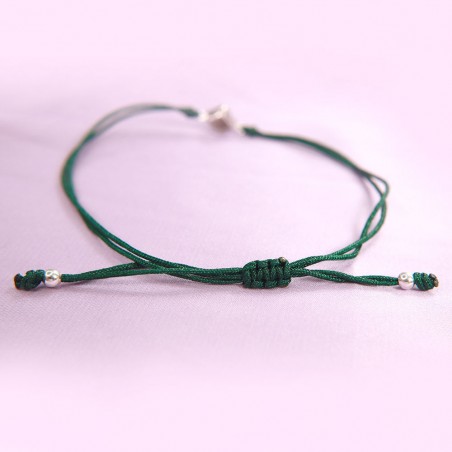 Emerald Swarovski - Bratara cu snur