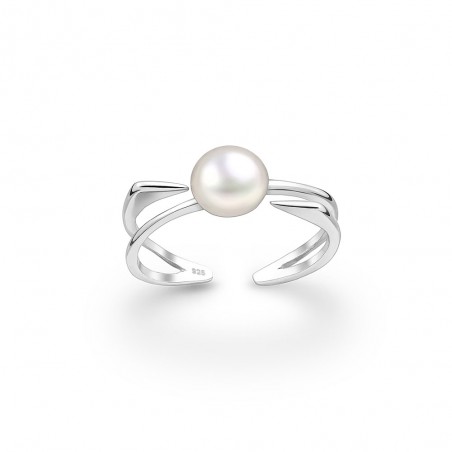 Beautiful Pearl - Inel argint reglabil