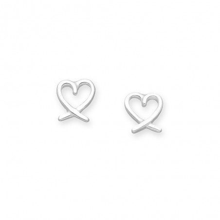 Lovely Hearts - Cercei argint