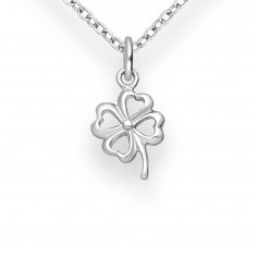 Good Luck Clover - Pandantiv argint