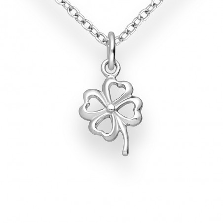 Good Luck Clover - Pandantiv argint