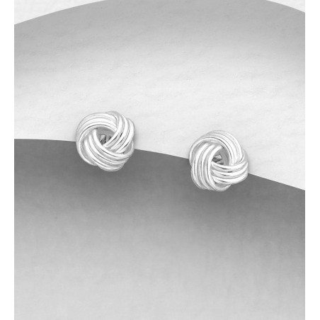 Silver Knots - Cercei argint