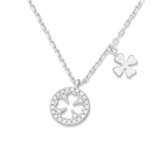 Double Luck - Colier argint