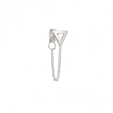 Lovely Triangle - Cercei argint