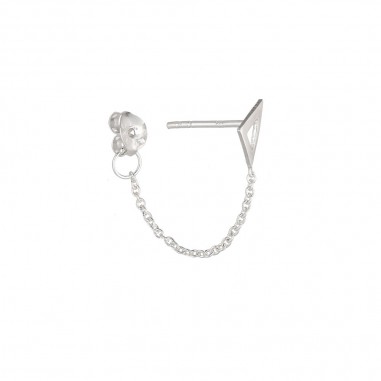 Lovely Triangle - Cercei argint