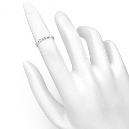 Classic Chain - Inel argint falanga