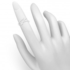 Lucky Arrow - Inel argint falanga reglabil 2