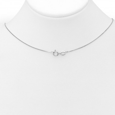 Swarovski Heart (Bermuda Blue) - Colier argint