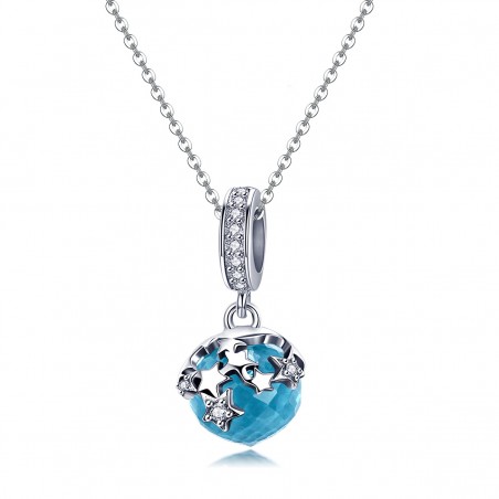 Blue Starlight - Talisman argint