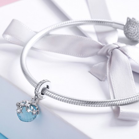 Blue Starlight - Talisman argint