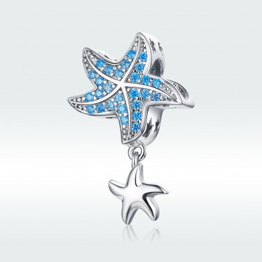 Playful Starfish - Talisman argint
