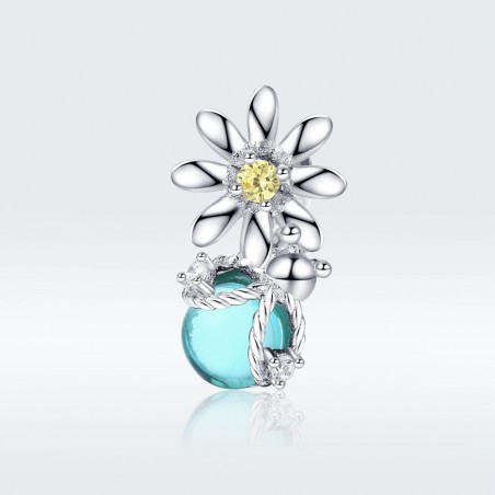 Fireflies and Daisy - Talisman argint