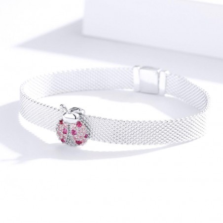 Ladybug - Talisman argint Flat