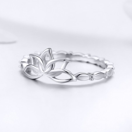 Lotus Flower - Inel argint
