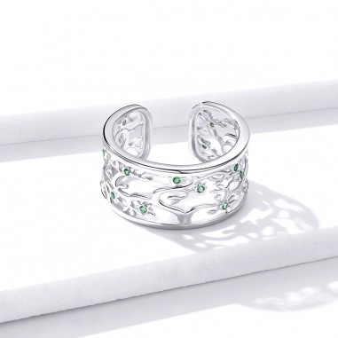 Tree of Life - Inel argint reglabil