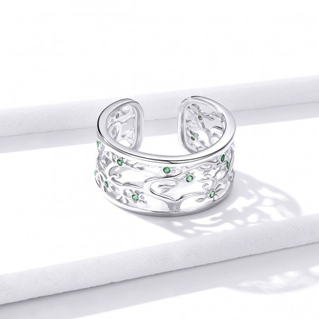 Tree of Life - Inel argint reglabil