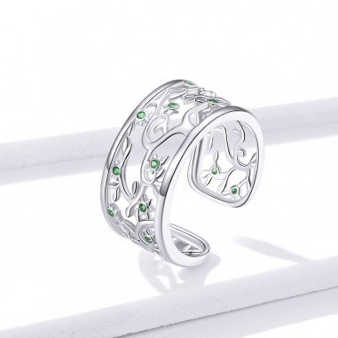 Tree of Life - Inel argint reglabil