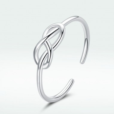 Infinity Symbol - Inel argint reglabil
