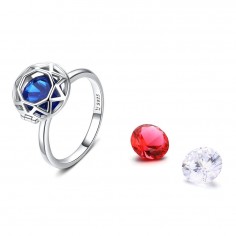 Witness of Love - Inel argint cu 3 cristale