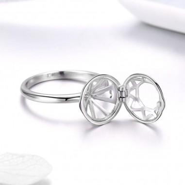 Witness of Love - Inel argint cu 3 cristale