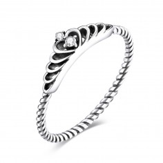 Dazzling Crown - Inel argint