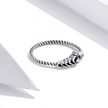 Dazzling Crown - Inel argint