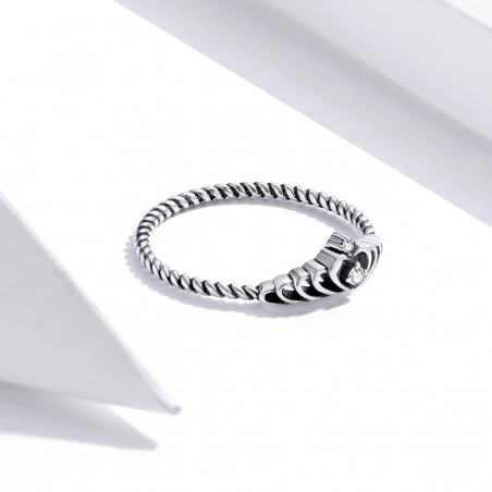 Dazzling Crown - Inel argint