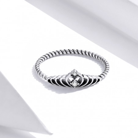 Dazzling Crown - Inel argint