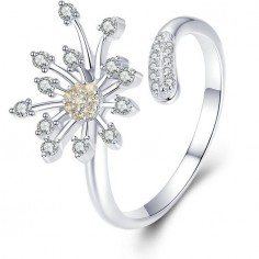 Dandelion Love - Inel argint reglabil