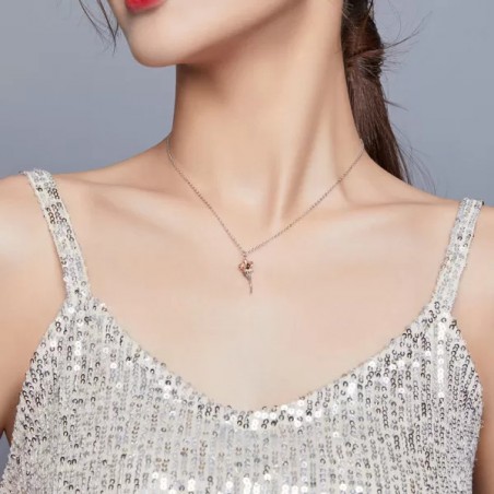 Graceful Rose - Colier argint