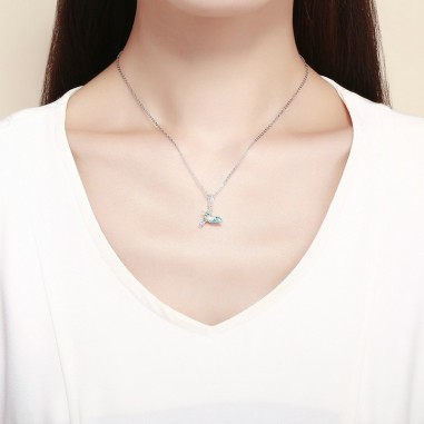 Playful Colibri - Talisman argint