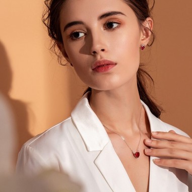 Red Devil - Colier argint