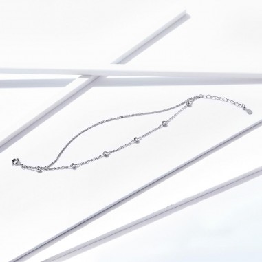 Little Beads - Bratara argint