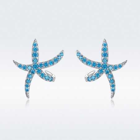 Starfish - Cercei argint