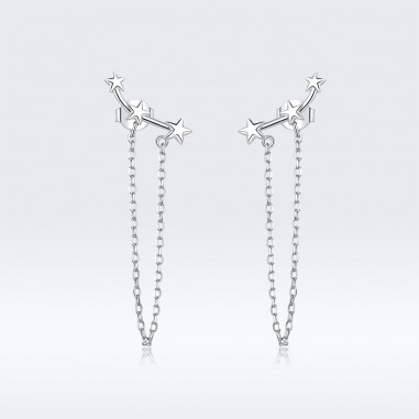 Starry Wish - Cercei argint