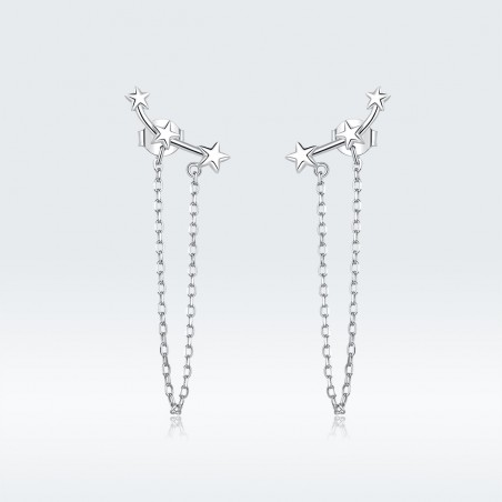 Starry Wish - Cercei argint