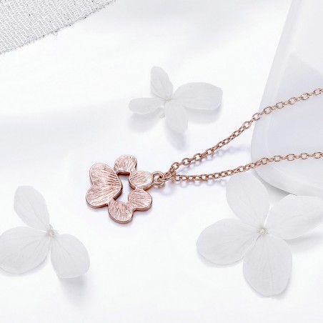 Animal Footprint - Colier argint Rose Gold