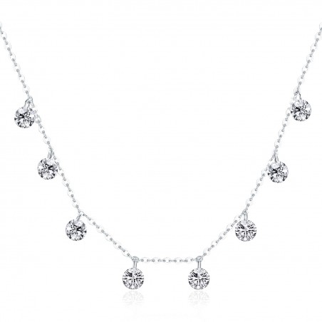 Dazzling Stones - Colier argint